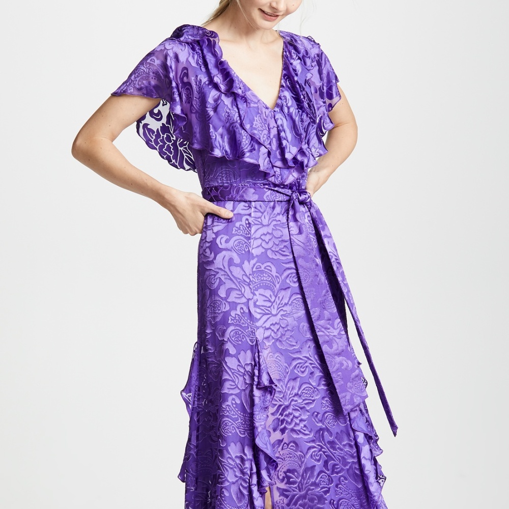 Alice + Olivia TESSA Baroque JACQUARD Dress 10